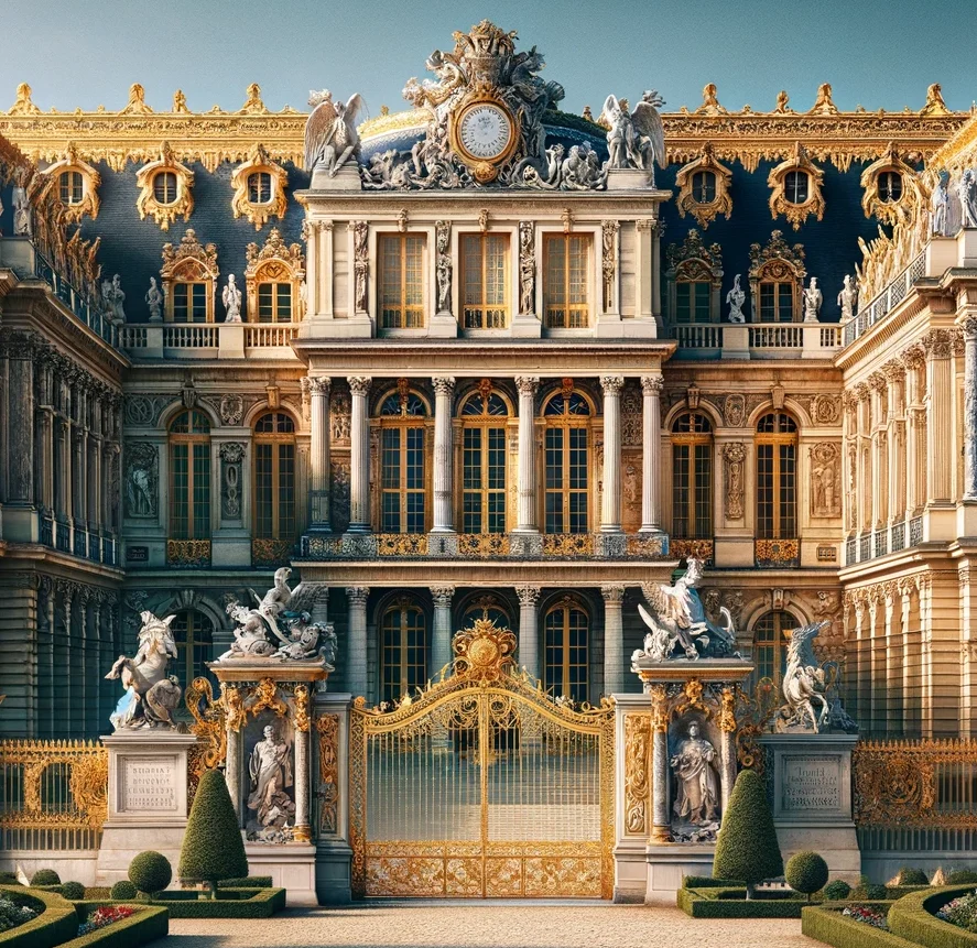 バロック様式の代表であるヴェルサイユ宮殿。インテリアデザインにおけるスタイルとしてのバロック様式を学ぶ