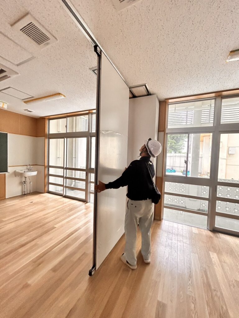 ドライビングパネルの設置