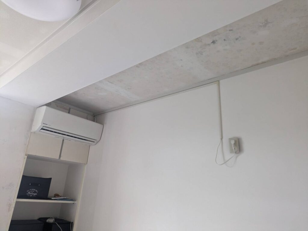 改修後の壁。綺麗になりました。