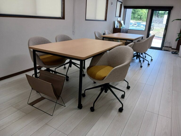 リラックスして相談できる空間。