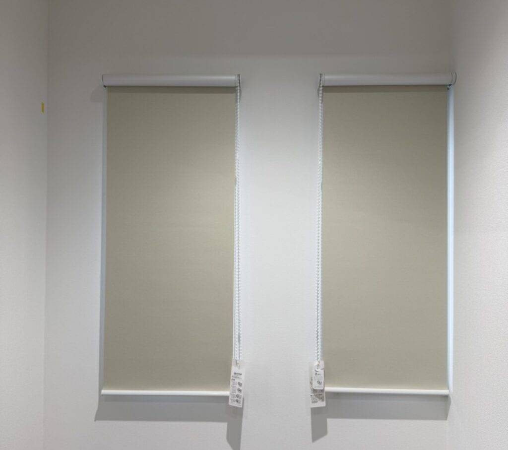 ロールスクリーン設置後