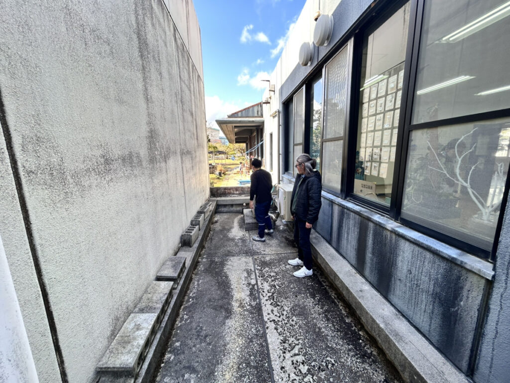 ウッドデッキ設置前