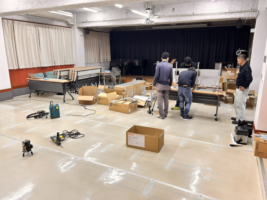 設置の様子２